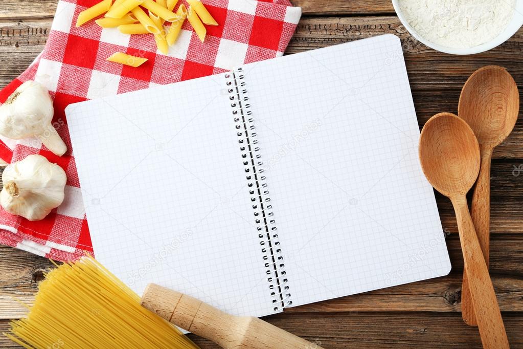 Open blank recipe book Stock Photo by ©5seconds 63899733