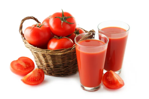 Frische rote Tomaten — Stockfoto