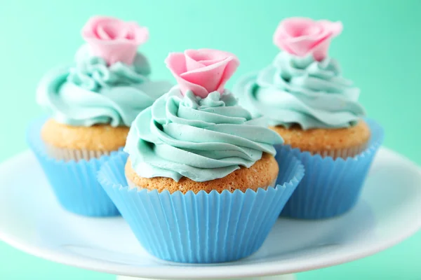 Leckere süße Cupcakes — Stockfoto