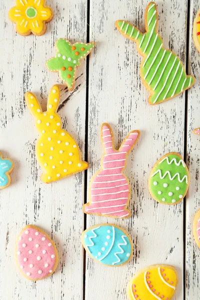 Färgglad påsk cookies — Stockfoto