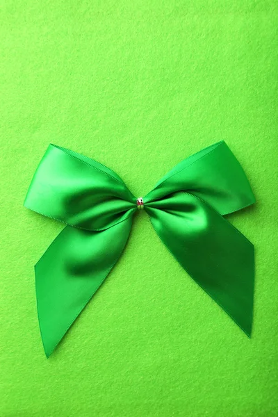 Green bow decoration — Stock Photo, Image