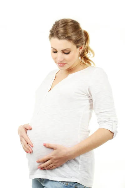 Beautiful pregnant woman Stock Image