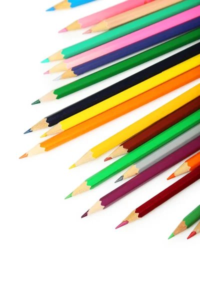 Colour pencils background — Stock Photo, Image