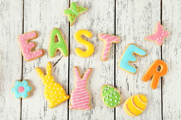 Colorful easter cookies — Stock Photo, Image