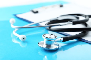 Notlar için tablet ile stetoskop