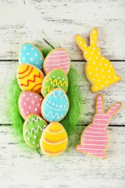 Colorful easter cookies — Stock Photo, Image