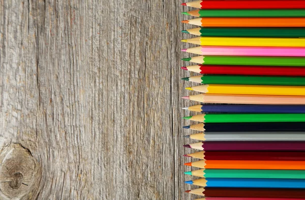 Colour wooden pencils — Stock Photo, Image