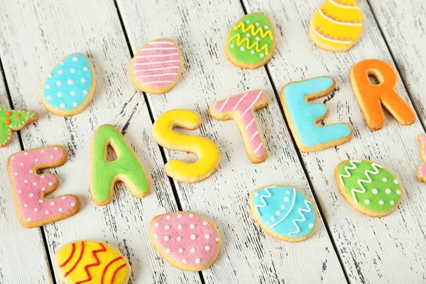 Colorful easter cookies — Stock Photo, Image