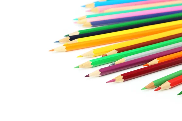 Colour wooden pencils — Stock Photo, Image