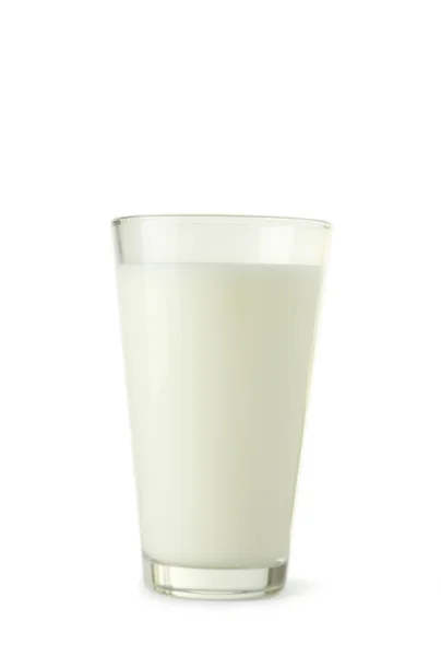 Vaso de leche fresca — Foto de Stock