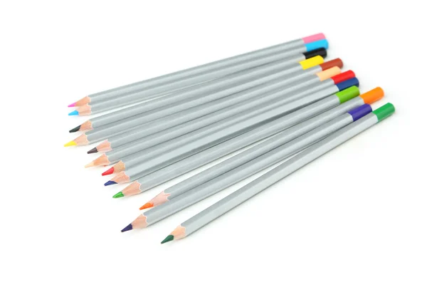 Renk ahşap kalemler — Stok fotoğraf