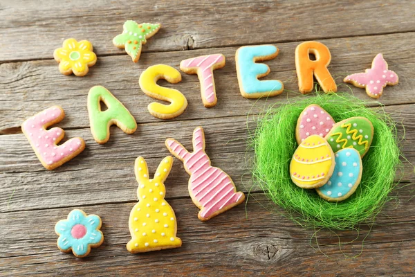 Colorful easter cookies — Stock Photo, Image