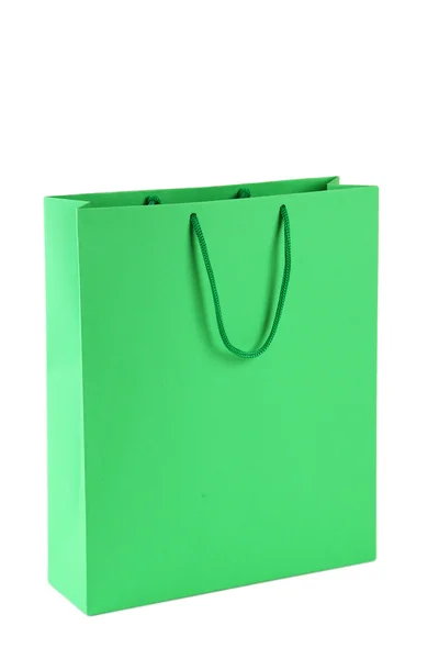 Bolsa de compras verde — Fotografia de Stock