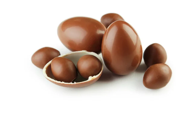 Uova di Pasqua al cioccolato — Foto Stock