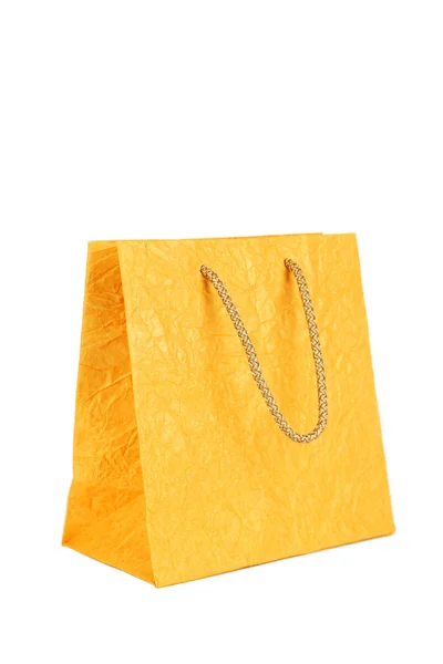 Sac cadeau jaune — Photo