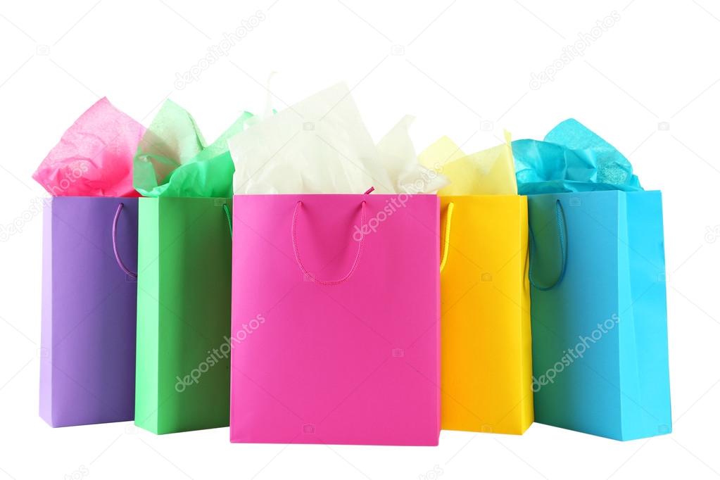 Colorful shopping bags