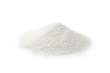 beyaz zemin üzerine şeker