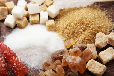 çeşitli şeker çeşitleri