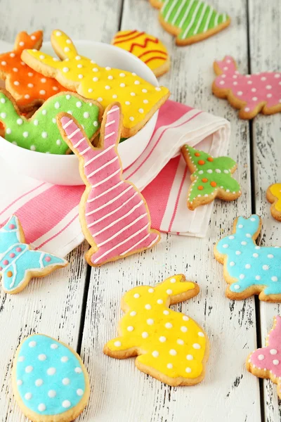 Colorful easter cookies — Stock Photo, Image