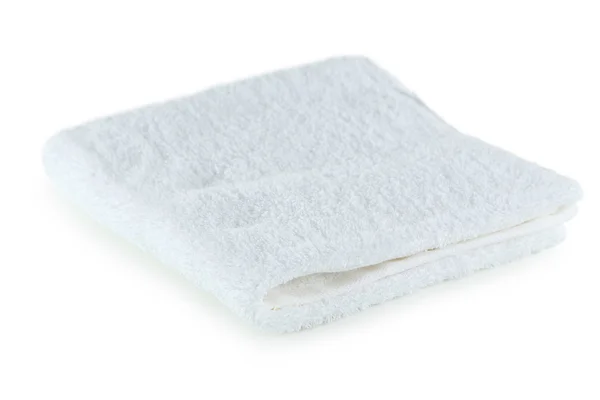 White bathroom  towel — Stock Photo, Image