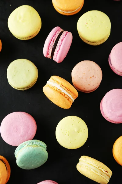 Francuski macaroons kolorowy — Zdjęcie stockowe