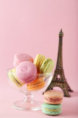 Fransız renkli macarons