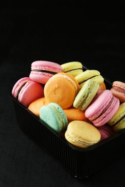 Fransız renkli macarons
