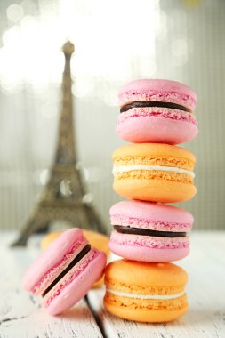 Fransız renkli macarons