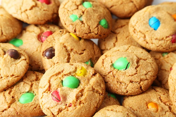 Biscotti con caramelle colorate — Foto Stock