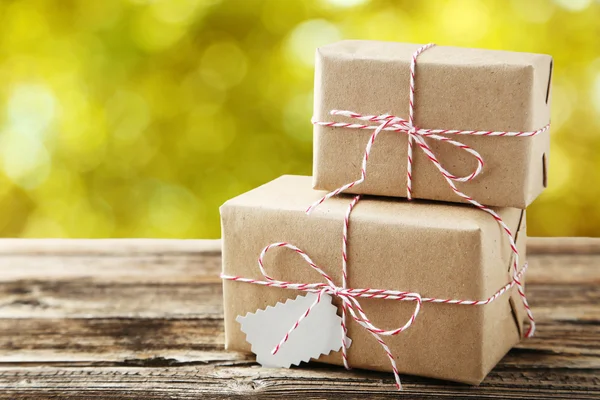 Beautiful gift boxes — Stock Photo, Image