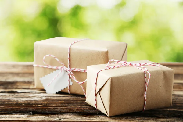 Beautiful gift boxes — Stock Photo, Image