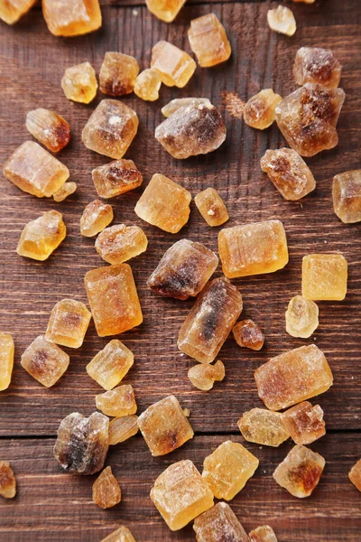 Açúcar caramelizado castanho — Fotografia de Stock