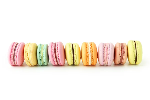 Французький барвисті macarons — стокове фото