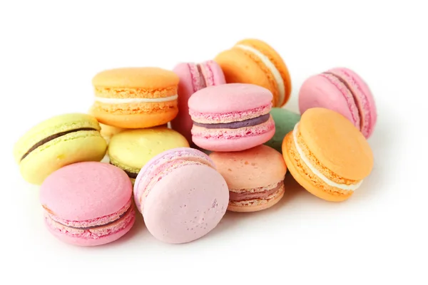 Macarons colorés français — Photo