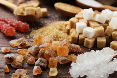 çeşitli şeker çeşitleri