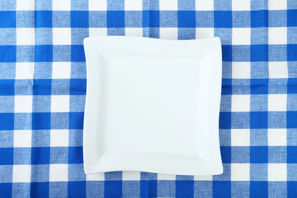 Piatto bianco vuoto — Foto Stock