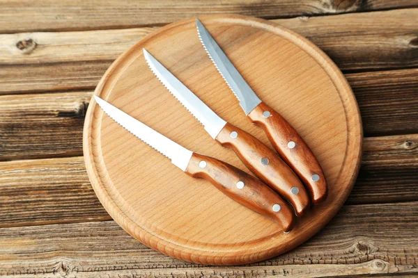 Набір кухонних ножів — стокове фото