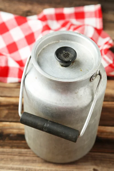 Metal can for milk — Stock Photo, Image