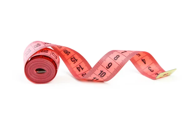 핑크 테이프를 측정 — 스톡 사진