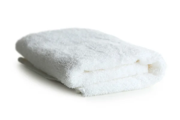 Белое полотенце для тела — стоковое фото