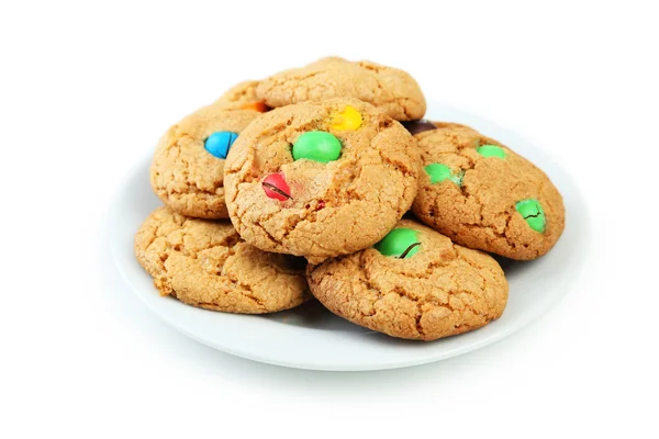 Biscotti con caramelle colorate — Foto Stock