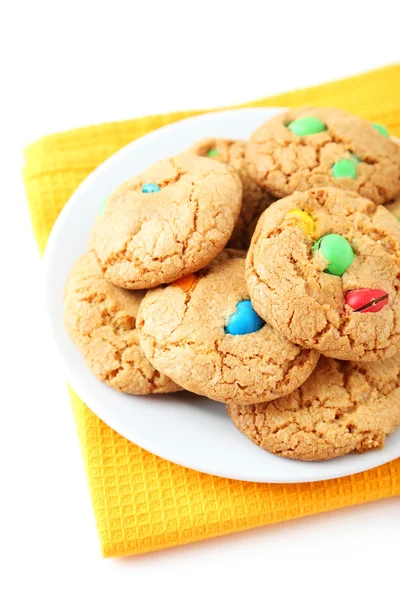 Cookies with colorful candies — Stock Photo, Image