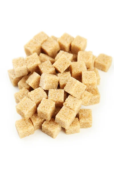 Brown cube sugar — Stock Photo, Image