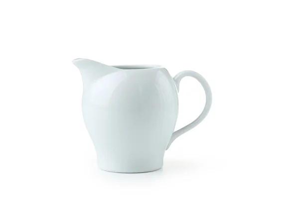 White jug isolated on white background — Stock Photo, Image