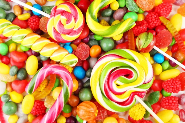 Fondo de caramelos de frutas — Foto de Stock