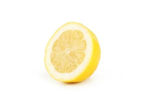 Citron isolerad på vitt — Stockfoto