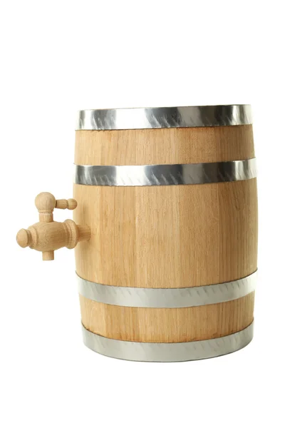 Wooden barrel for drinks — Stock Photo, Image