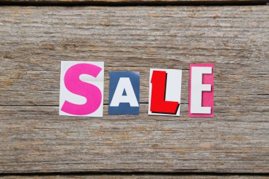 Word Satılık kesip harflerle