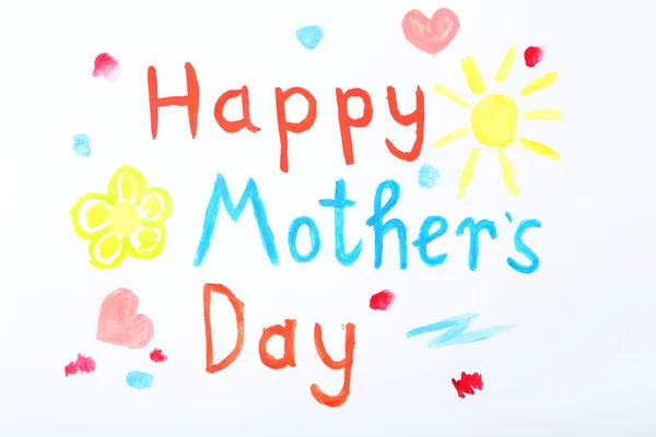 Happy mothers day card — Stock Photo, Image