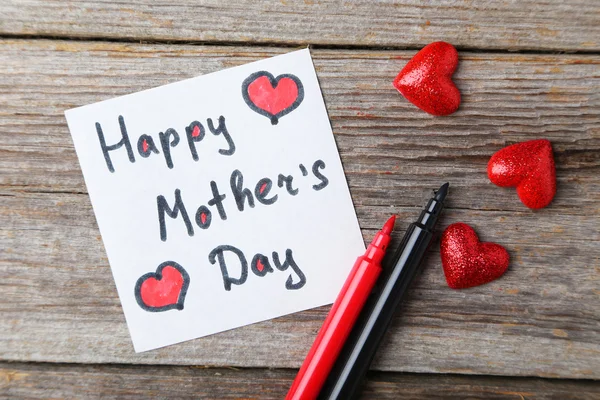 Tarjeta del Día de las Madres Feliz — Foto de Stock